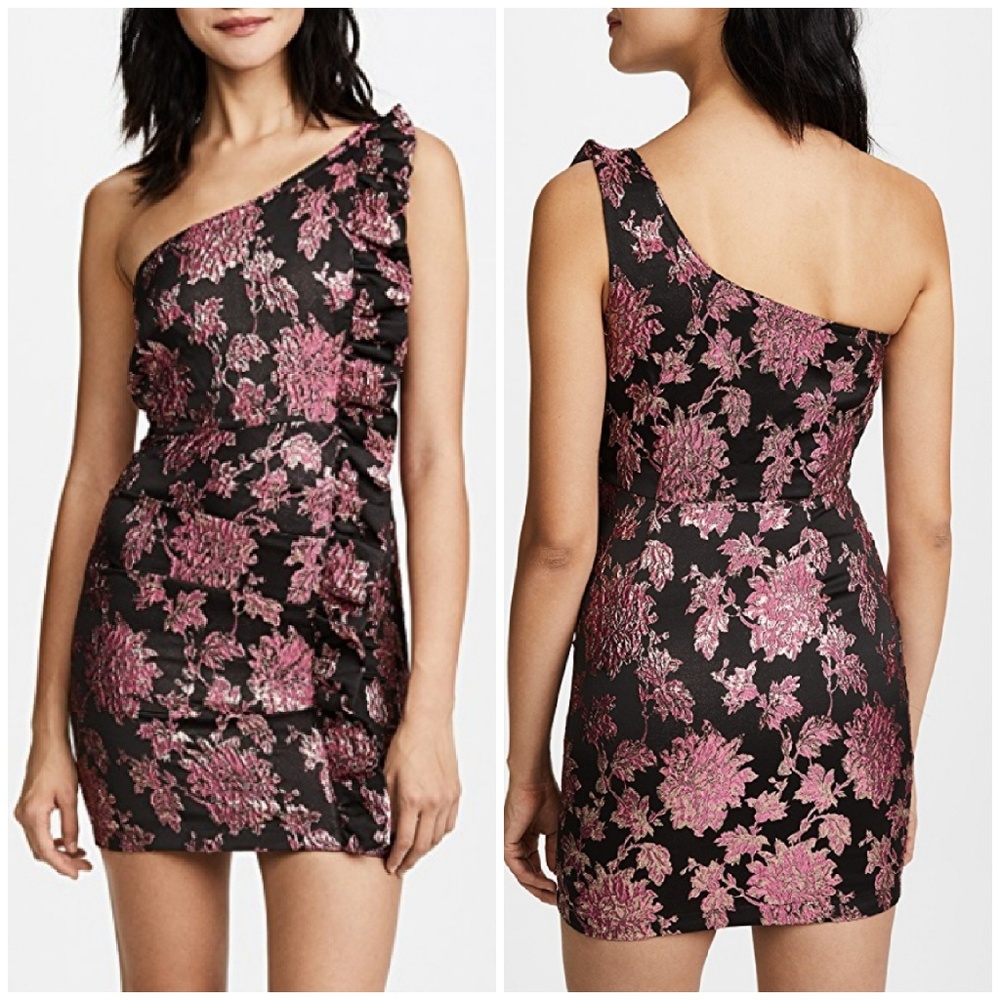 For Love & Lemons Luella Jacquard Mini Dress